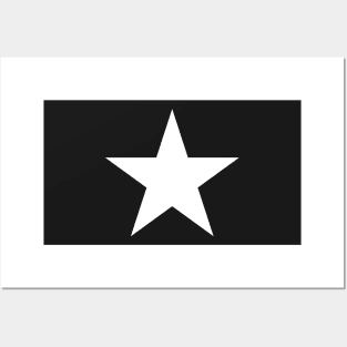 White Star (request other colours) Posters and Art